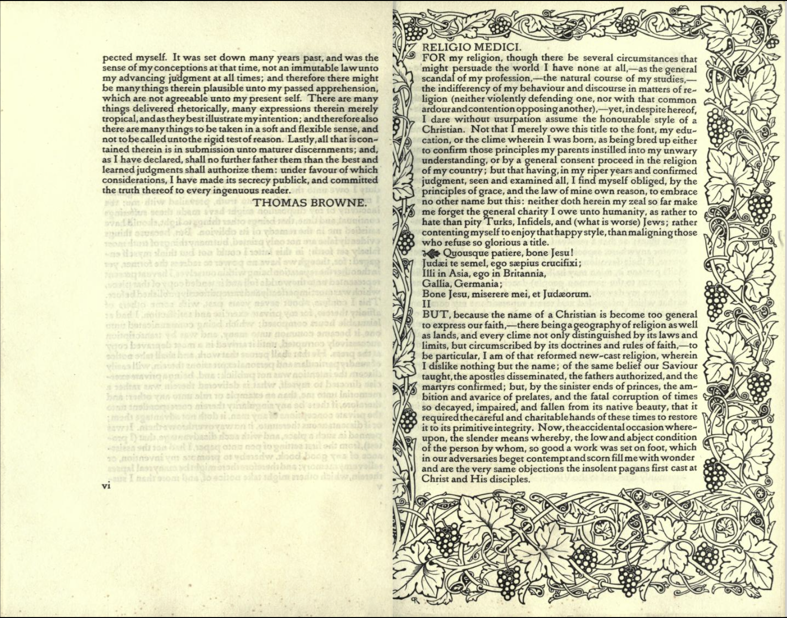 Religio Medici Thomas Browne